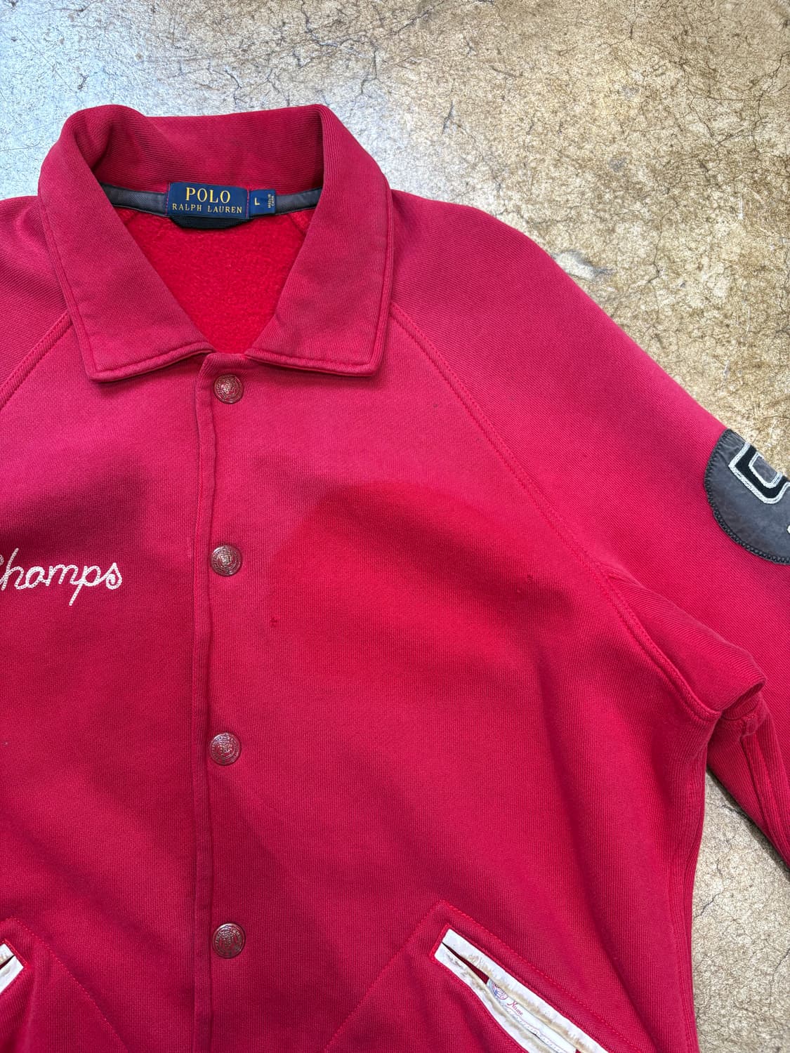 폴로 PRL 자수 바시티 자켓 상품이미지8