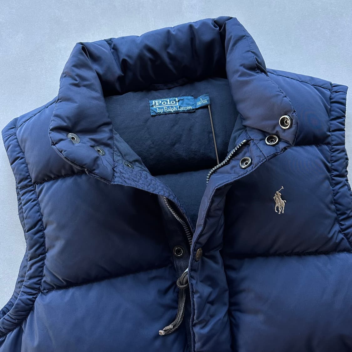 [S]폴로 랄프로렌 네이비 덕다운 패딩 베스트 상품이미지8