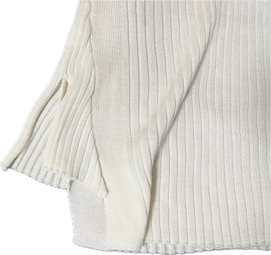 반폴라 아이보리 니트 상품이미지2