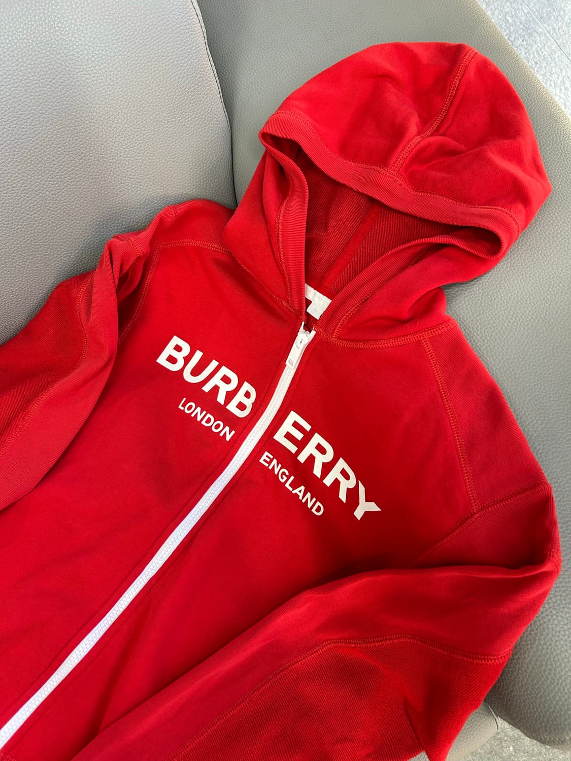 버버리 로고 프린팅 후드 집업(14세/루즈55,66) 상품이미지3
