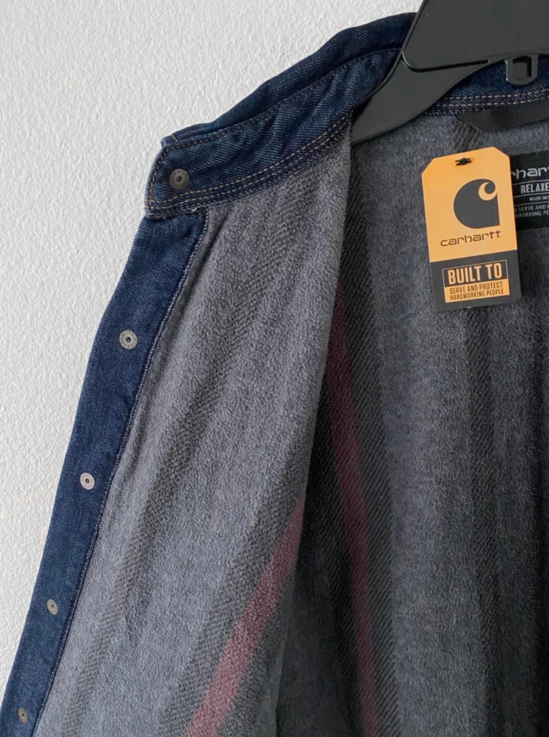 칼하트 청자켓 (기모안감) 상품이미지2