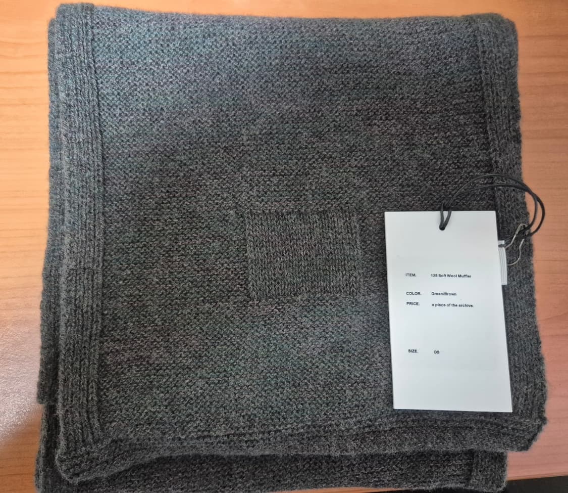 마이라이브러리 126 소프트 울 머플러 그린브라운 상품이미지1