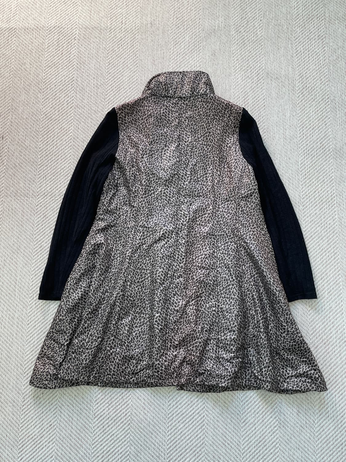 빈티지 레오파드 레이어드 코트  J04055 상품이미지7