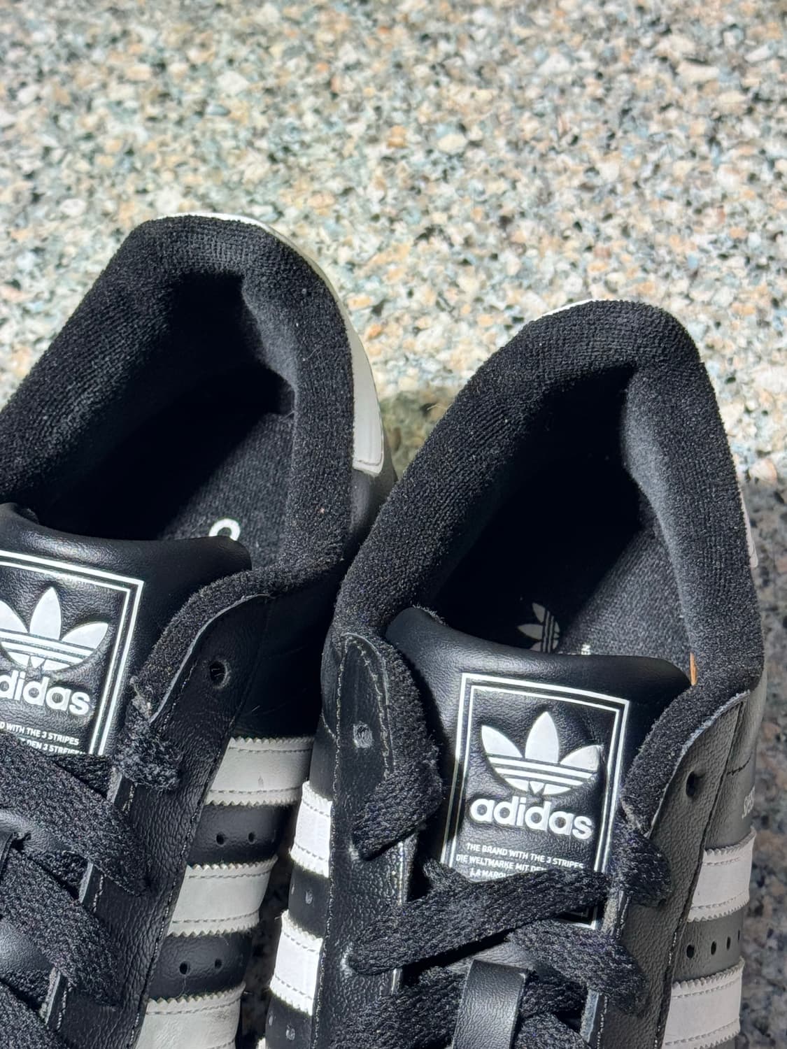 [240] 아디다스 슈퍼스타2 검흰 블랙 상품이미지5