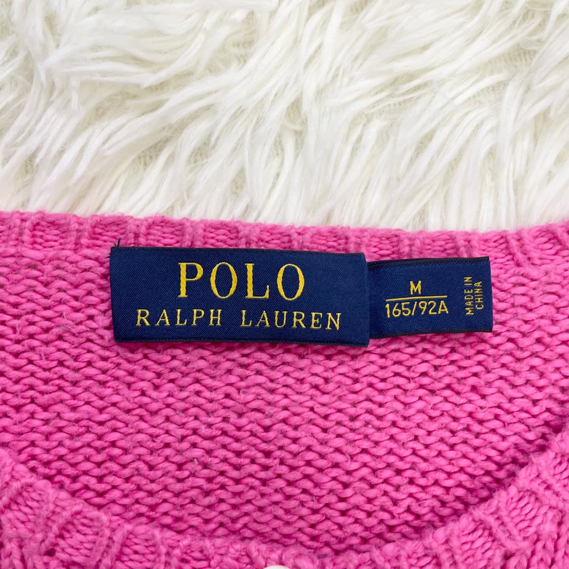 폴로 랄프로렌 포니 로고 코튼 라운드 가디건 니트 상품이미지4