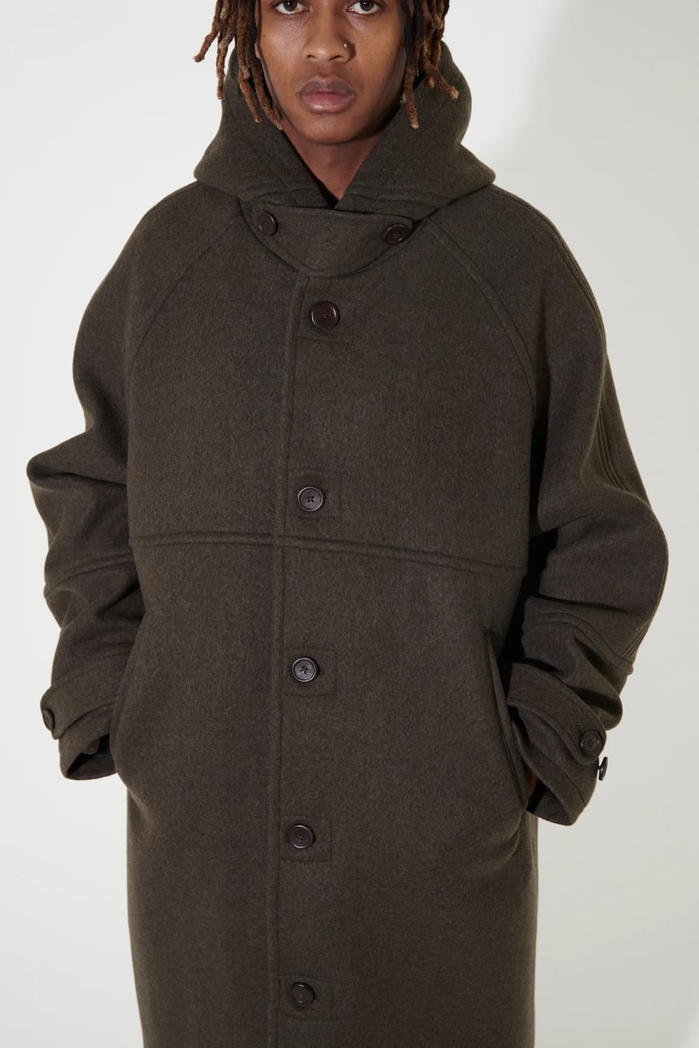 아워레가시 후드 더플 코트 상품이미지7