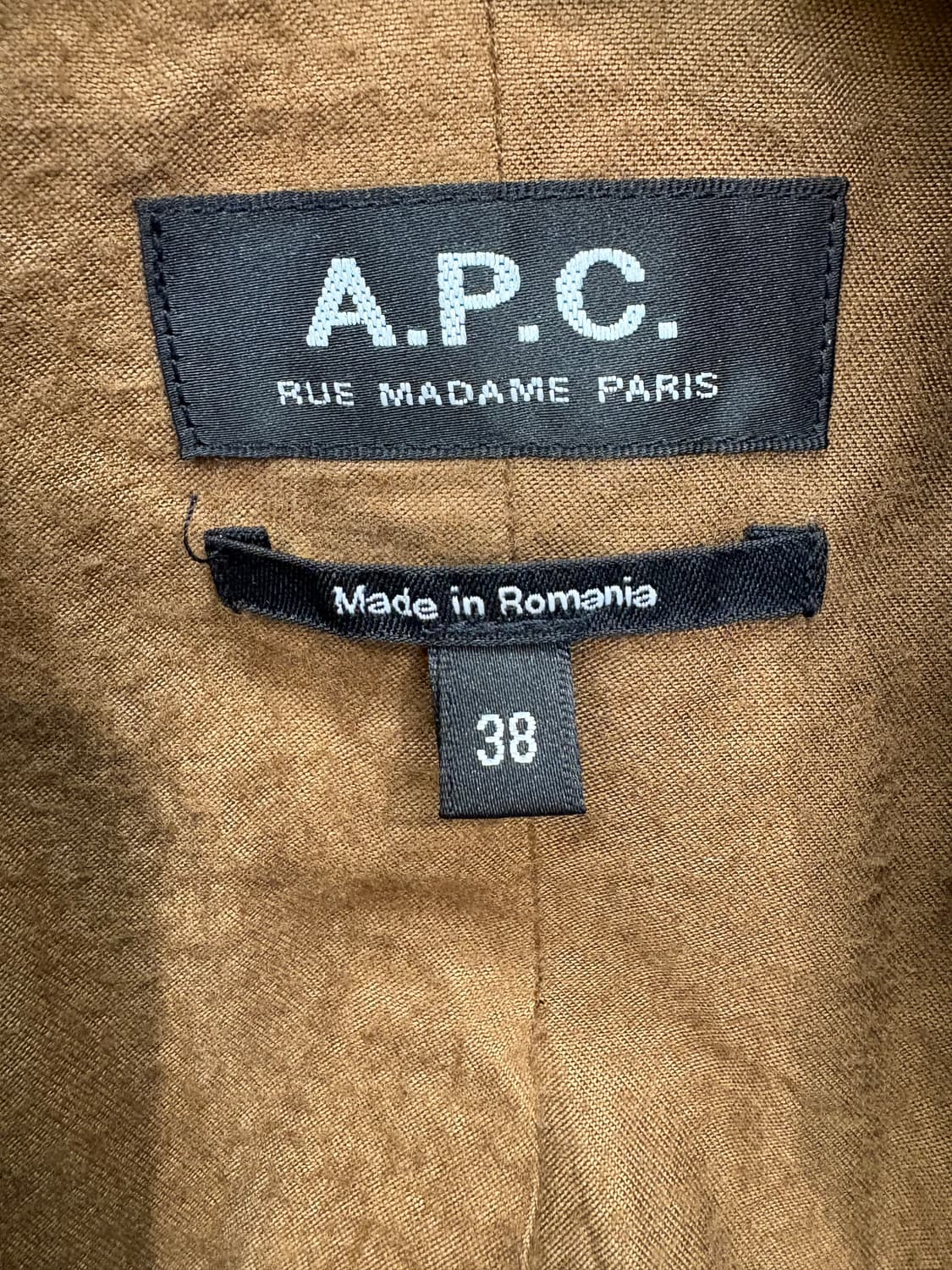 아페쎄 브라운 울 코트 상품이미지8