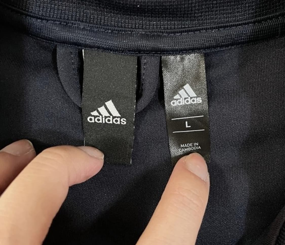 아디다스 네이비 트랙탑 져지집업 100/L 상품이미지3