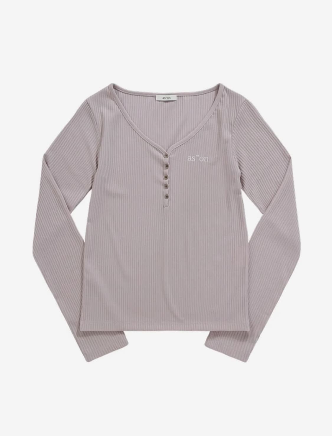 애즈온 버튼티 핑크 상품이미지2