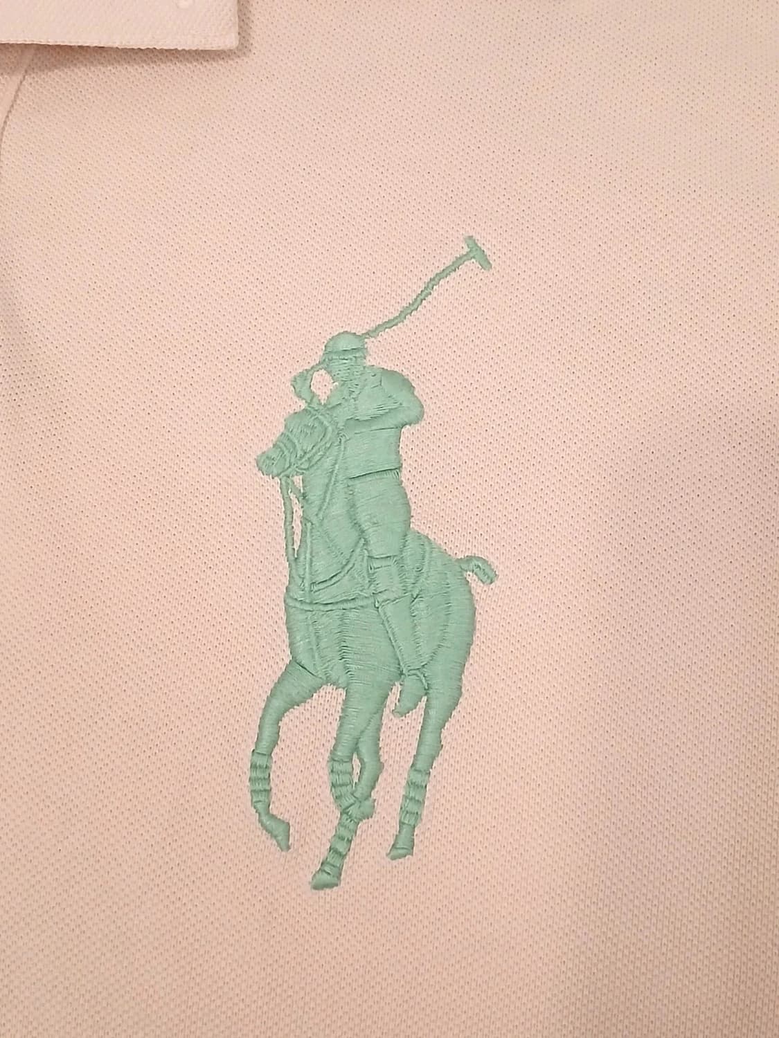 폴로 랄프로렌 빅포니 반팔 카라티 핑크 상품이미지3