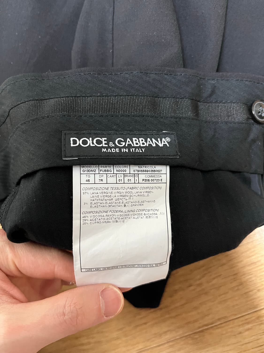 돌체앤가바나 수트 46 마티니 핏  상품이미지9