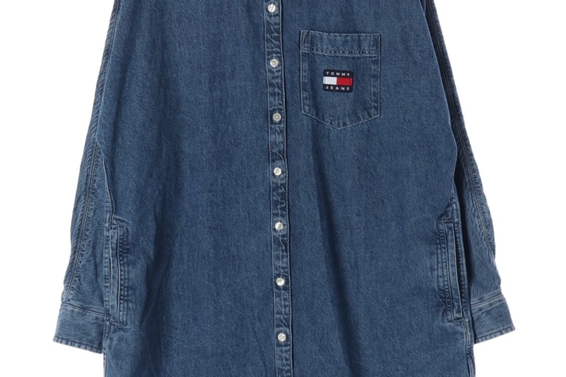 타미진스 데님 롱셔츠 원피스 XS 상품이미지4