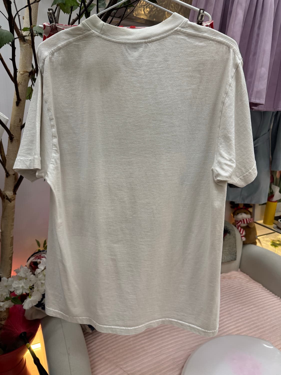 Stüssy 스투시 천지창조 그래픽 반팔 티셔츠 (아이보리) 상품이미지6