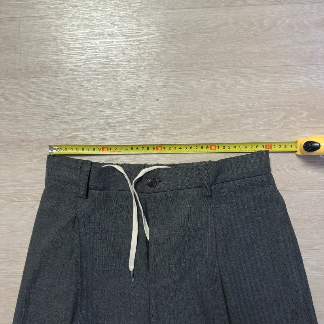 므스크(msk) 텍스트 사일런스 슬랙스 상품이미지5