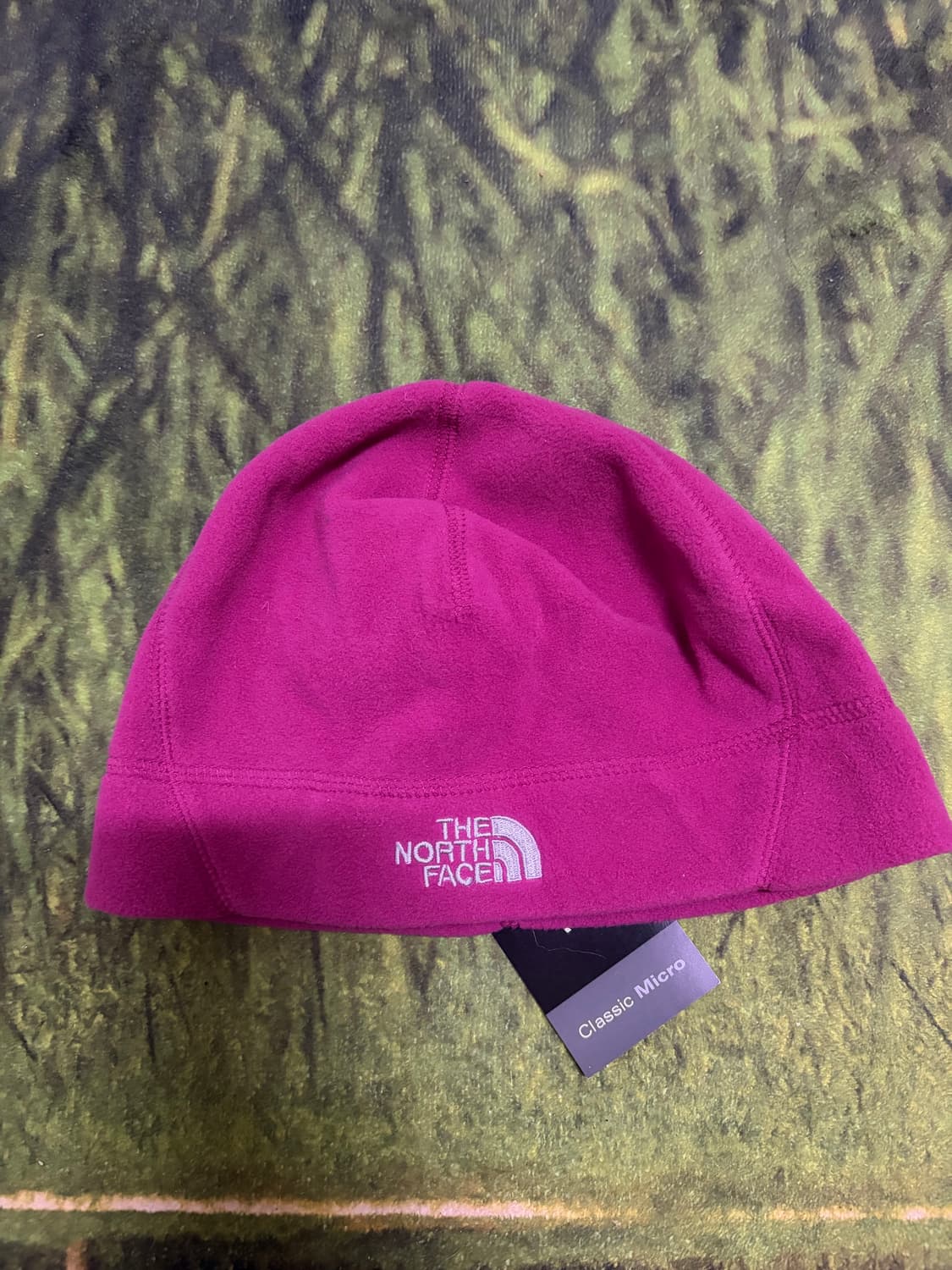 노스페이스 핑크 비니 모자 상품이미지1