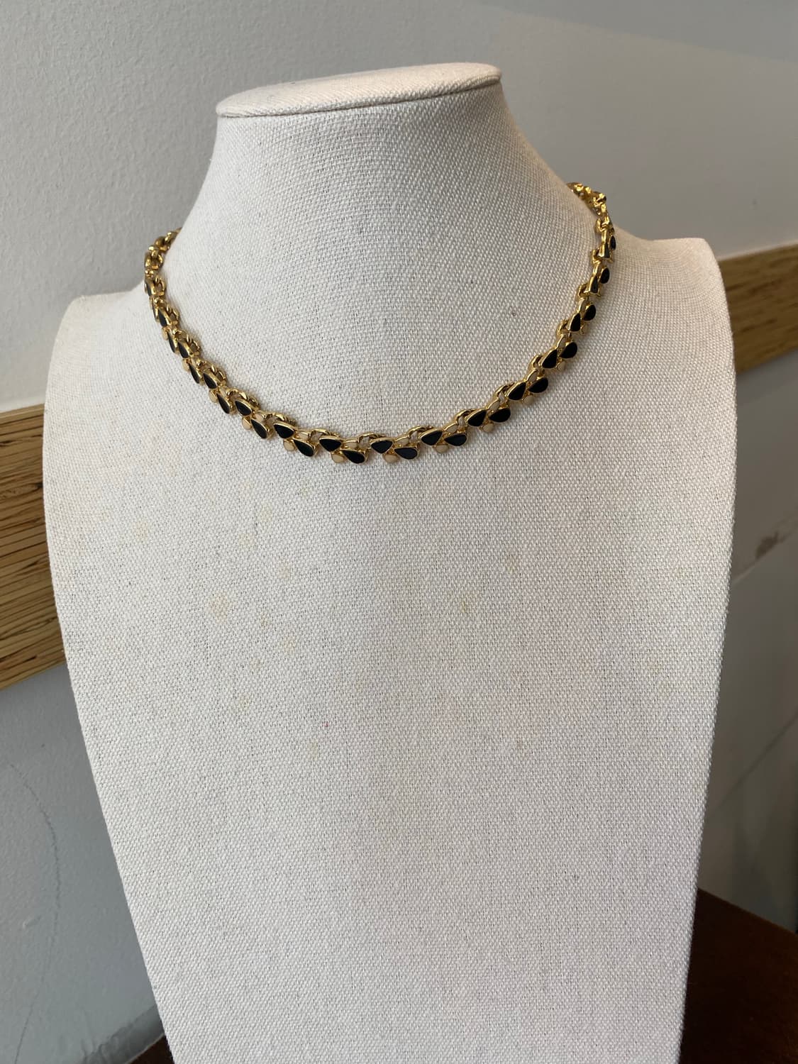 빈티지 아이보리 블랙 초커 목걸이 상품이미지6