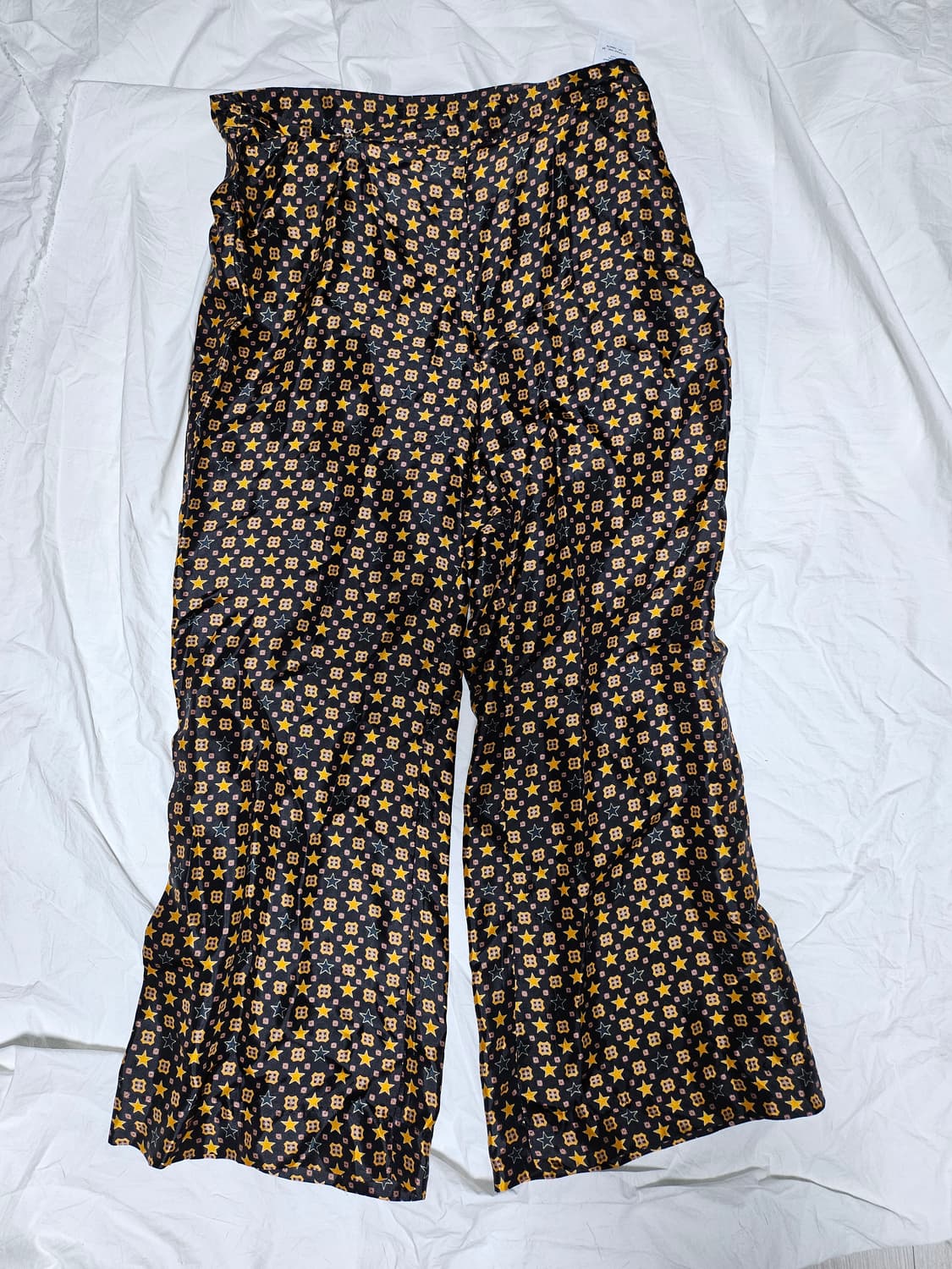 산드로 프린트 새틴 팬츠 40 상품이미지1