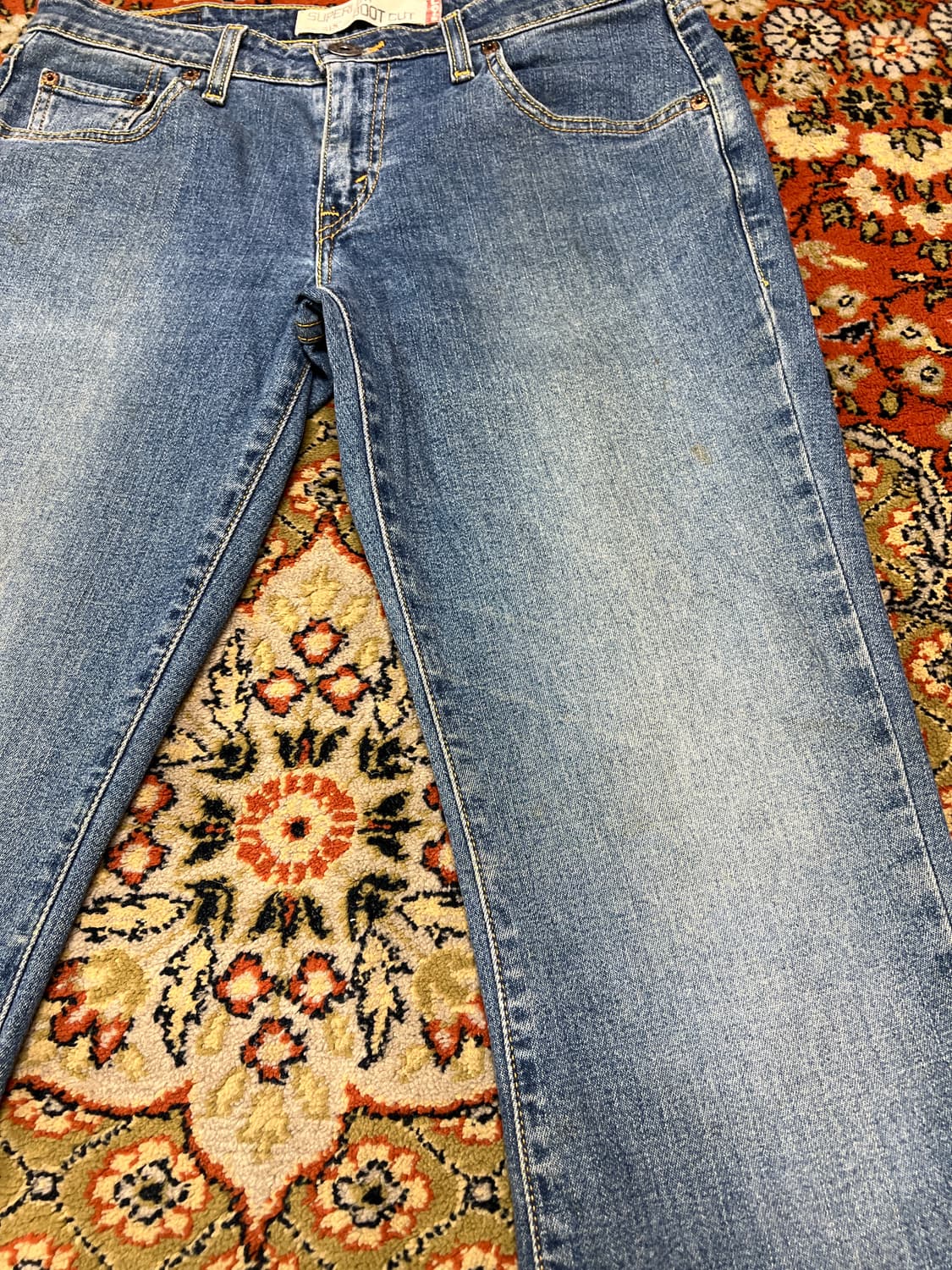 [L] 리바이스 빈티지 SUPER LOW 518 여성 부츠컷 데님 상품이미지5