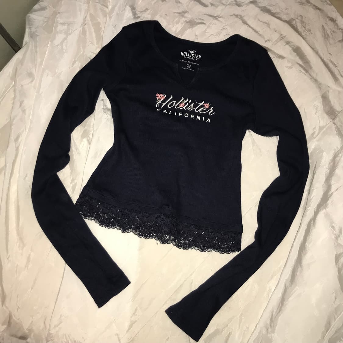 Hollister 홀리스터 슬림핏 골지 롱슬리브 상품이미지4