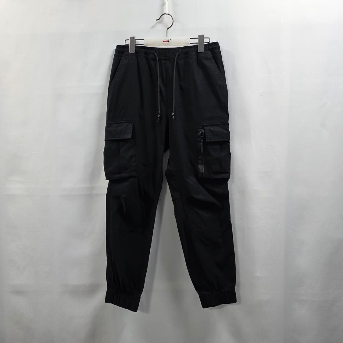 1156 Kai-akmann 카이아크만  카고 조거팬츠 블랙 L 상품이미지1