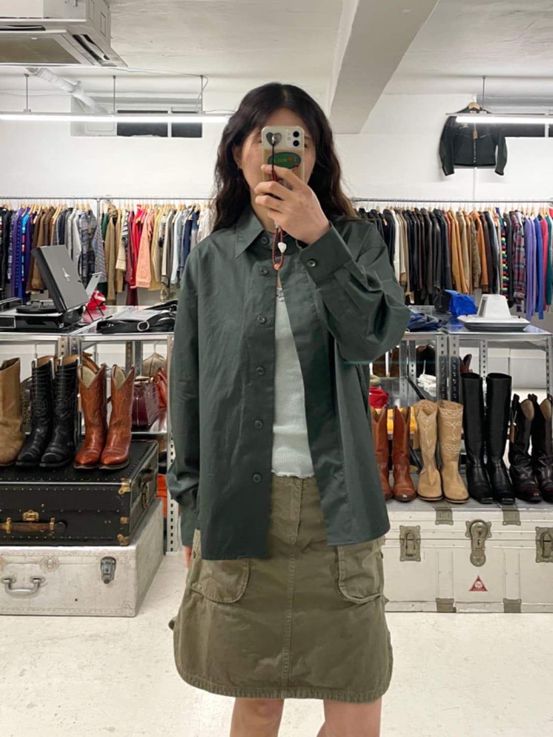 UNIQLO U minimal shirt jacket 미니멀 셔츠 자켓 상품이미지1