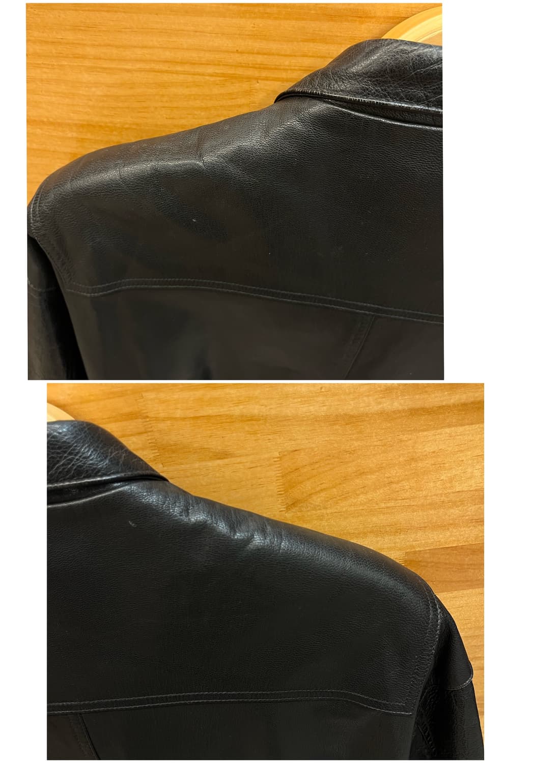 빈티지 양가죽 레더 자켓 블랙 L #csz2882 상품이미지8