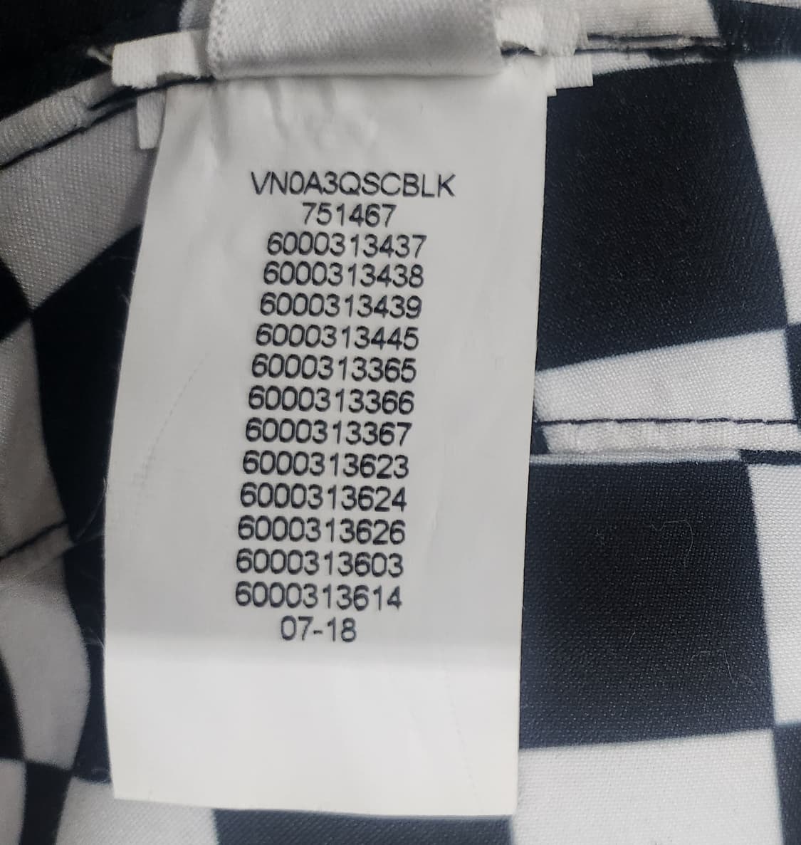 반스 체커보드 리버시블 버킷햇 상품이미지5