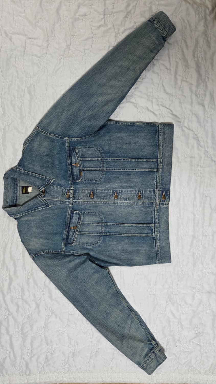 폴로 랄프로렌 RRL 남성 더블알엘 데님 LOT 271 트러커 2xl 상품이미지1