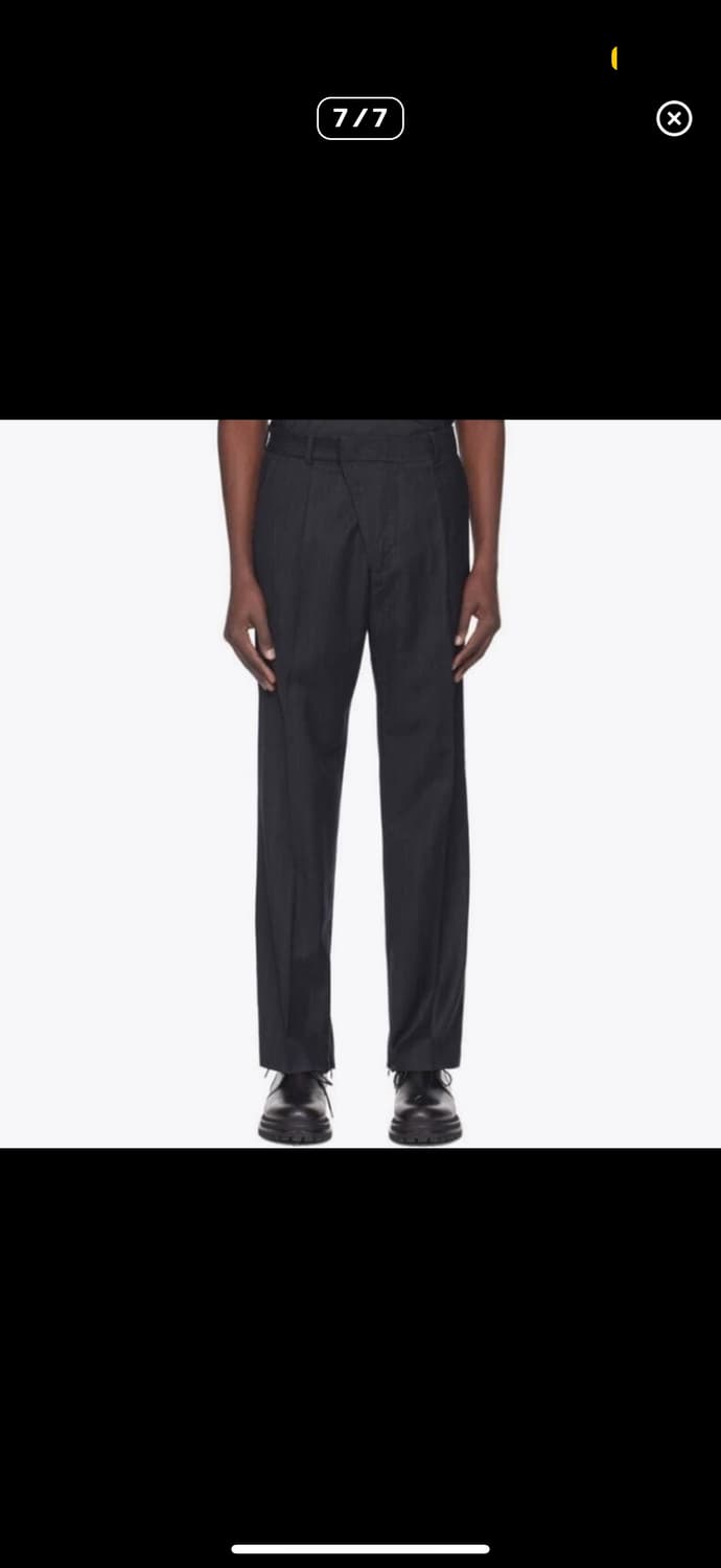 L) 424 on fairfax 424 스트라이프 울 트라우저 상품이미지7