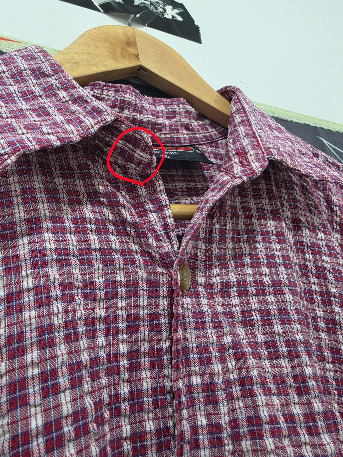 00's VANS 체크셔츠 M 상품이미지6