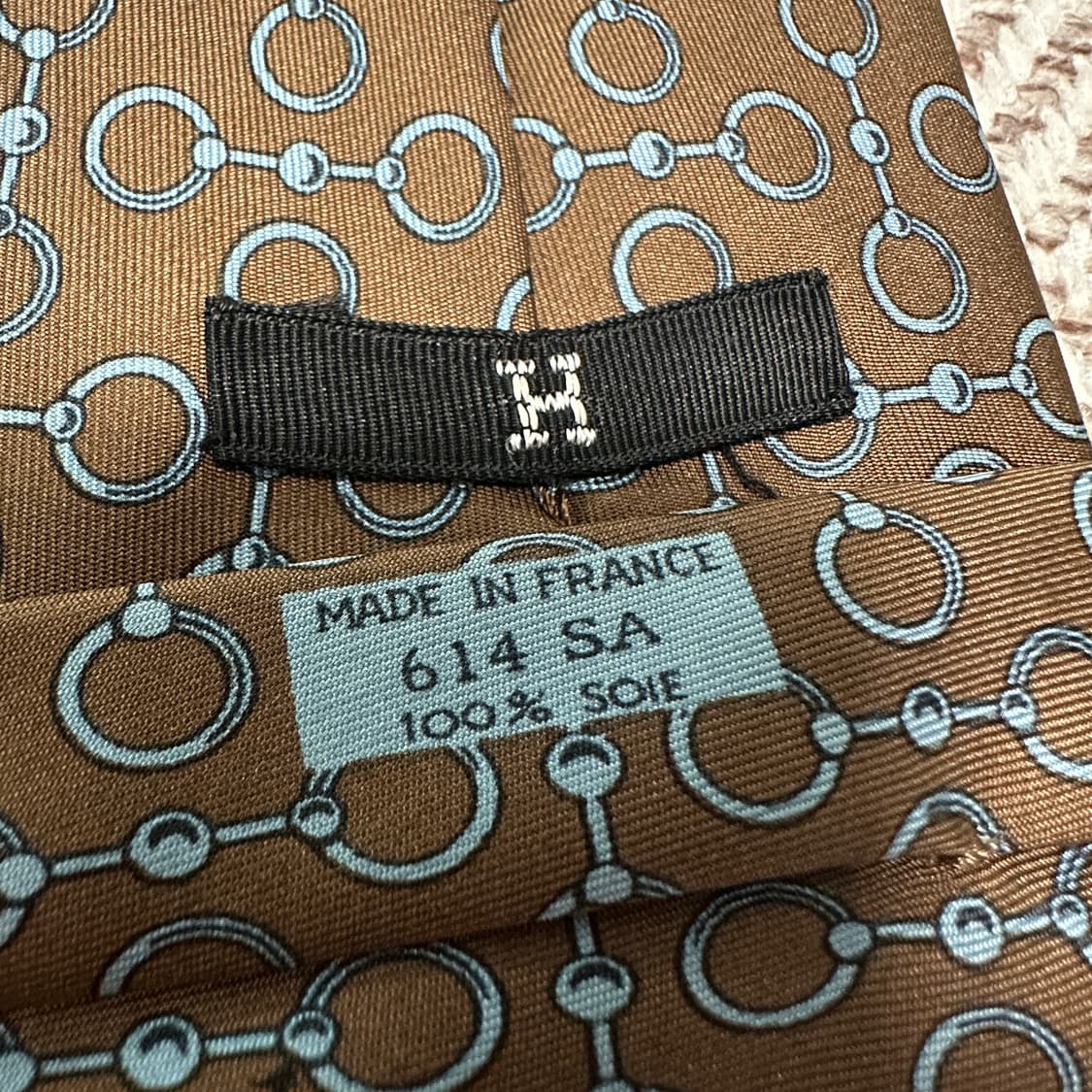 HERMES paris france made necktie 상품이미지2