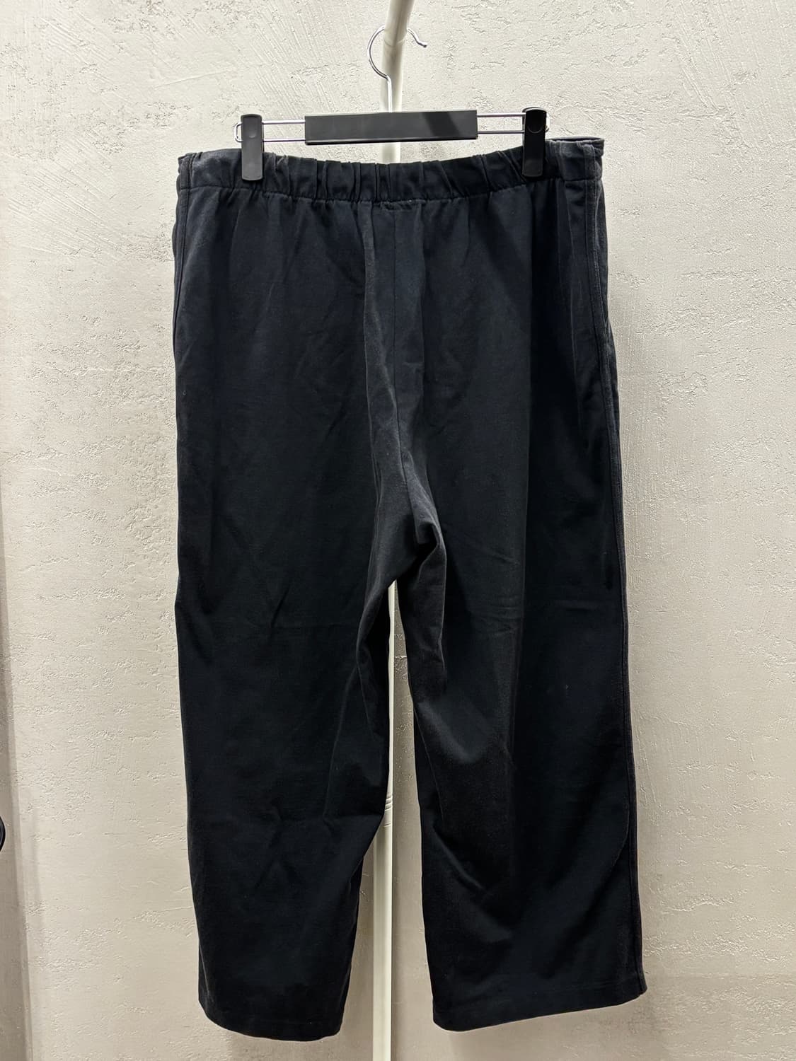 블랙 와이트 코튼 팬츠 XL 상품이미지7