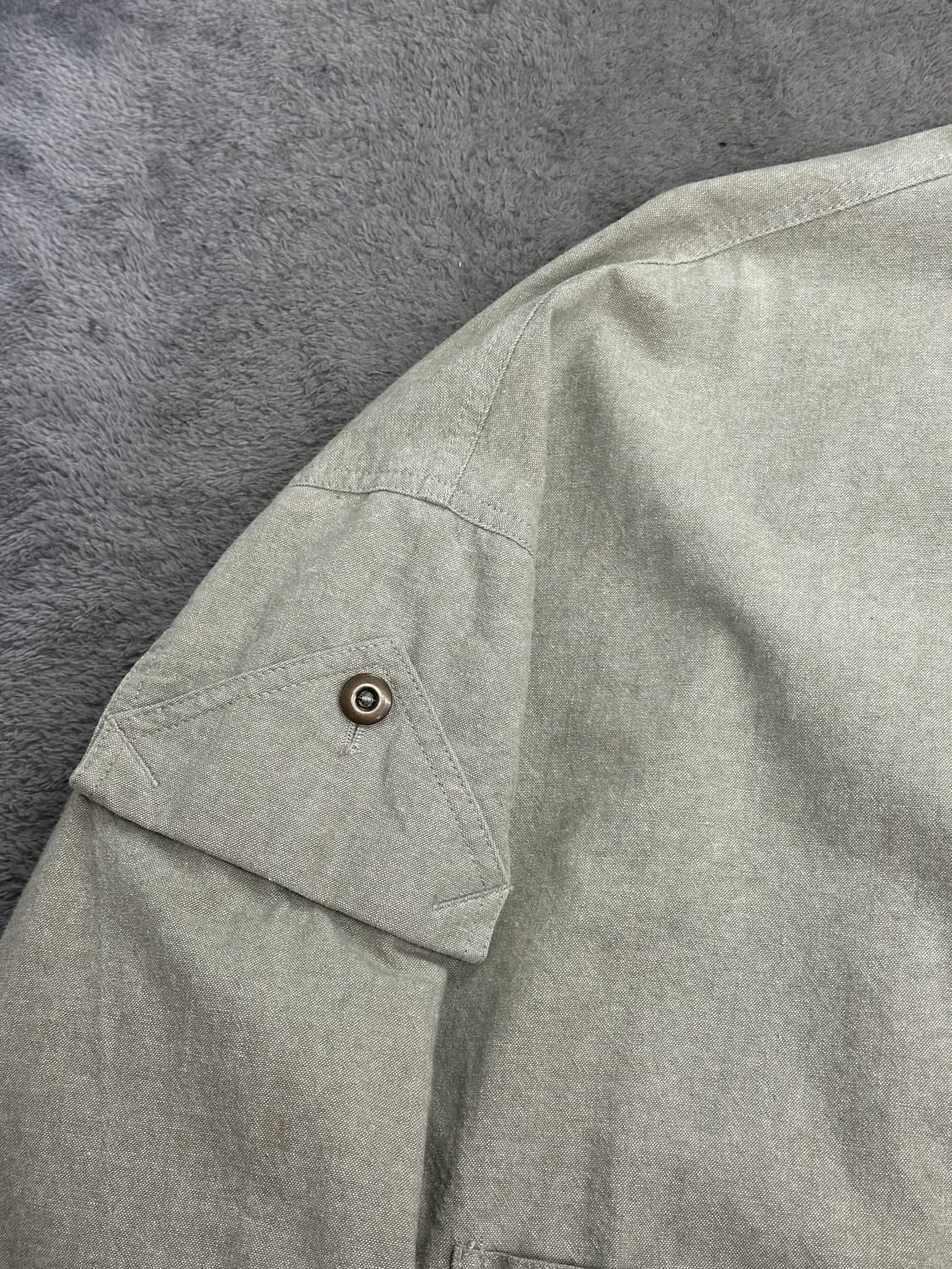 90s Camel 린넨 봄버 자켓 L 상품이미지5