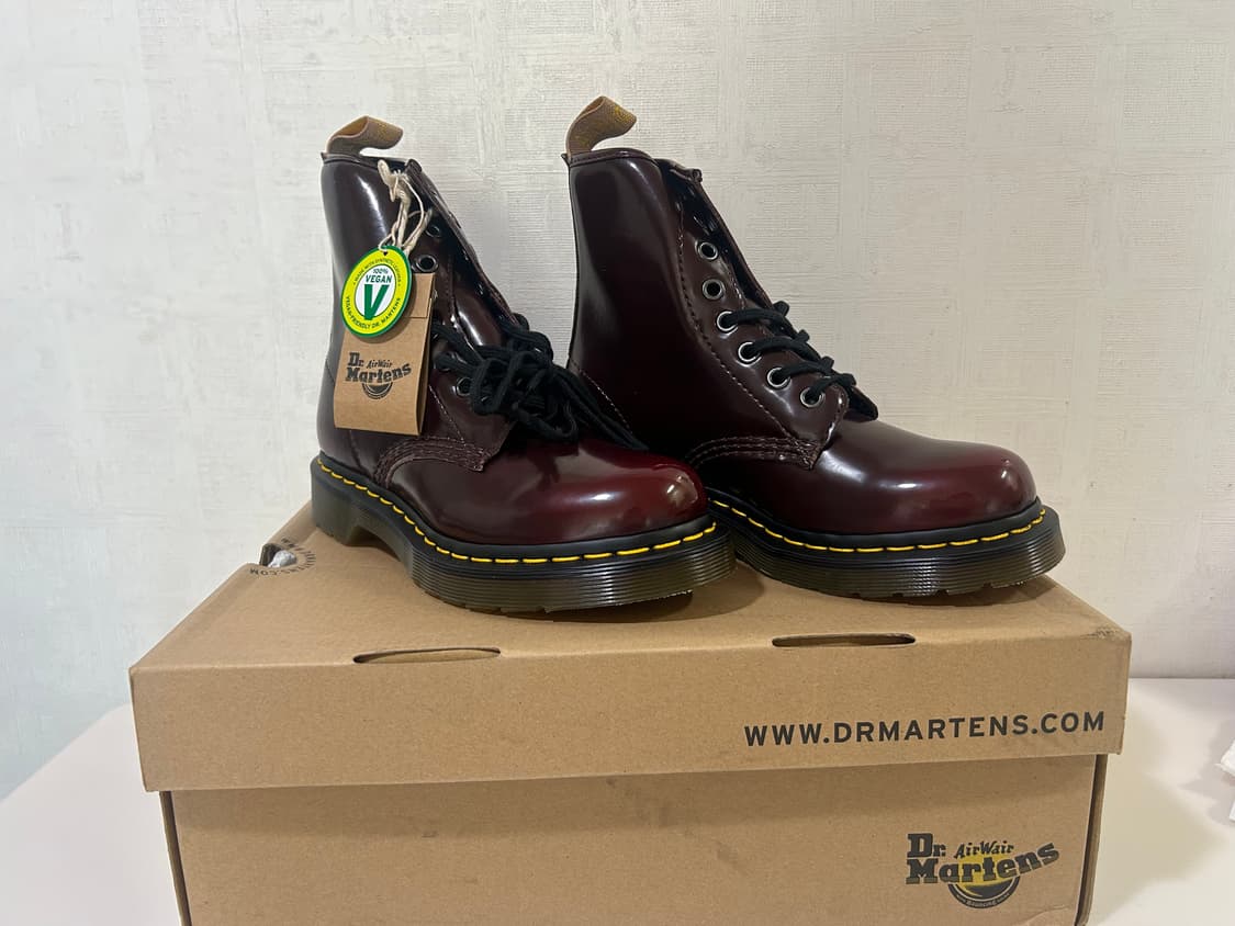 3사이즈) 닥터마틴 1460 비건 체리레드 220 상품이미지4
