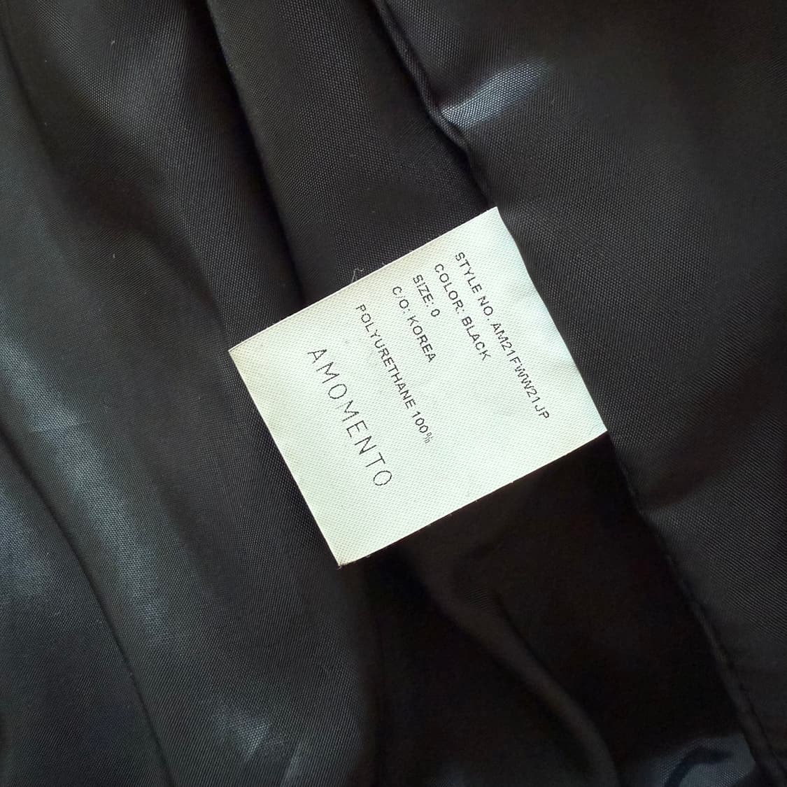 Amomento 아모멘토 레더자켓 상품이미지5