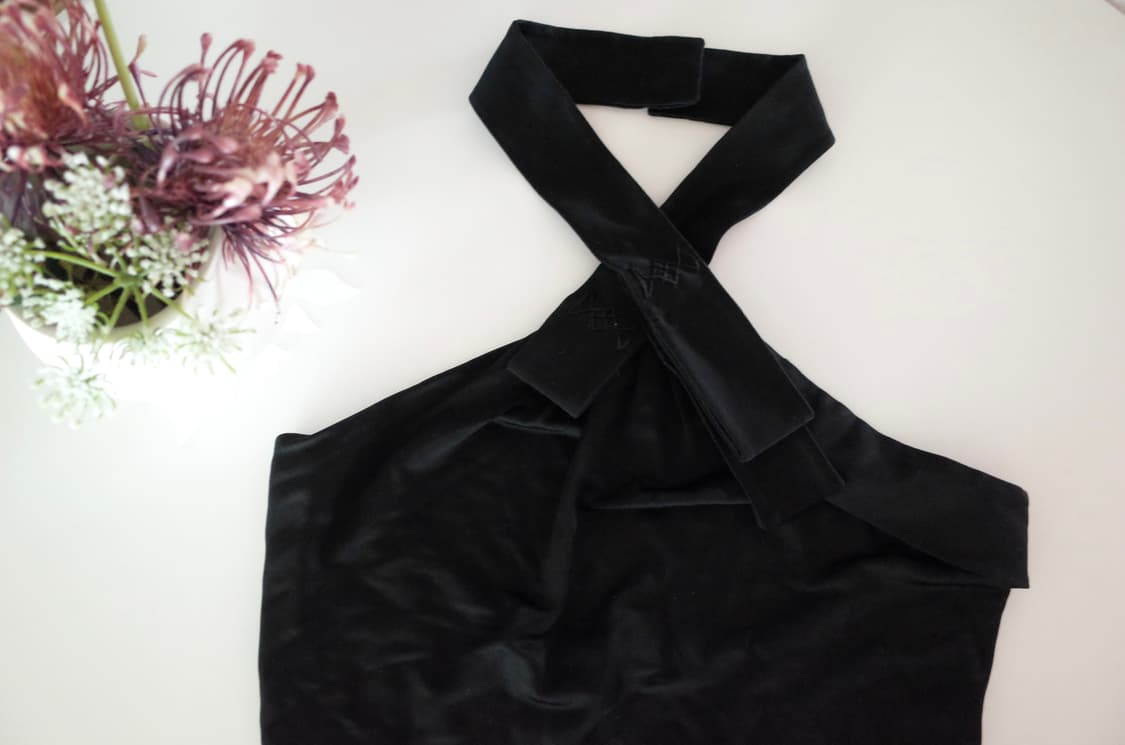 Gucci 2005 리본 홀터넥 블라우스 탑 상품이미지4