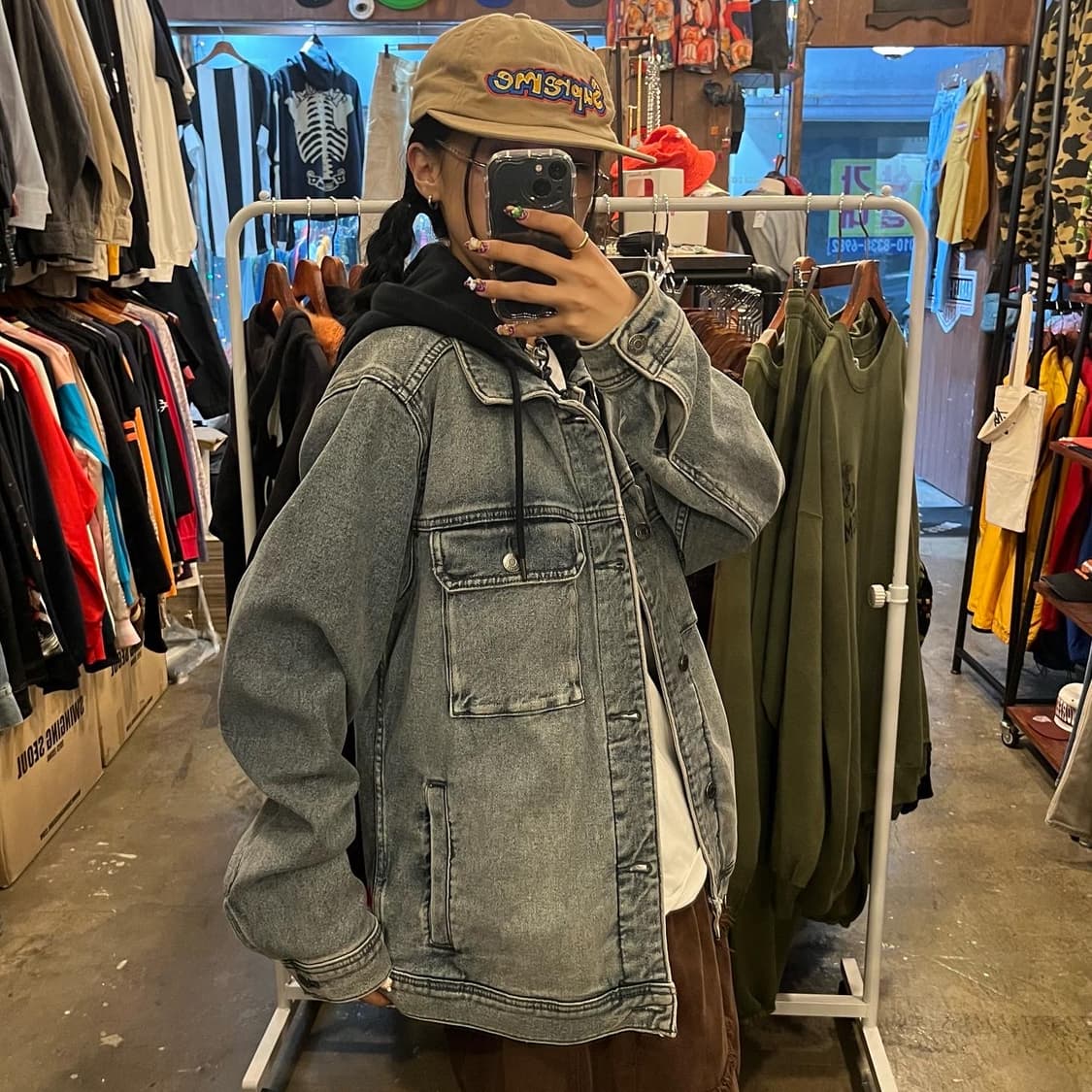  HOLLISTER Denim Hood Jacket 상품이미지6