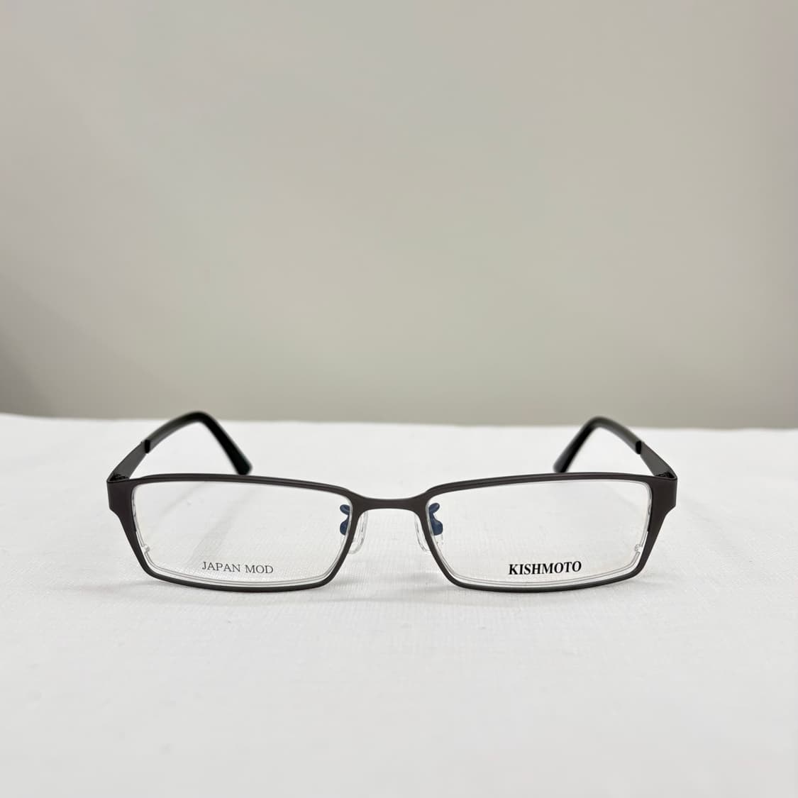 KISHMOTO 스퀘어 메탈테 빈티지안경 상품이미지1