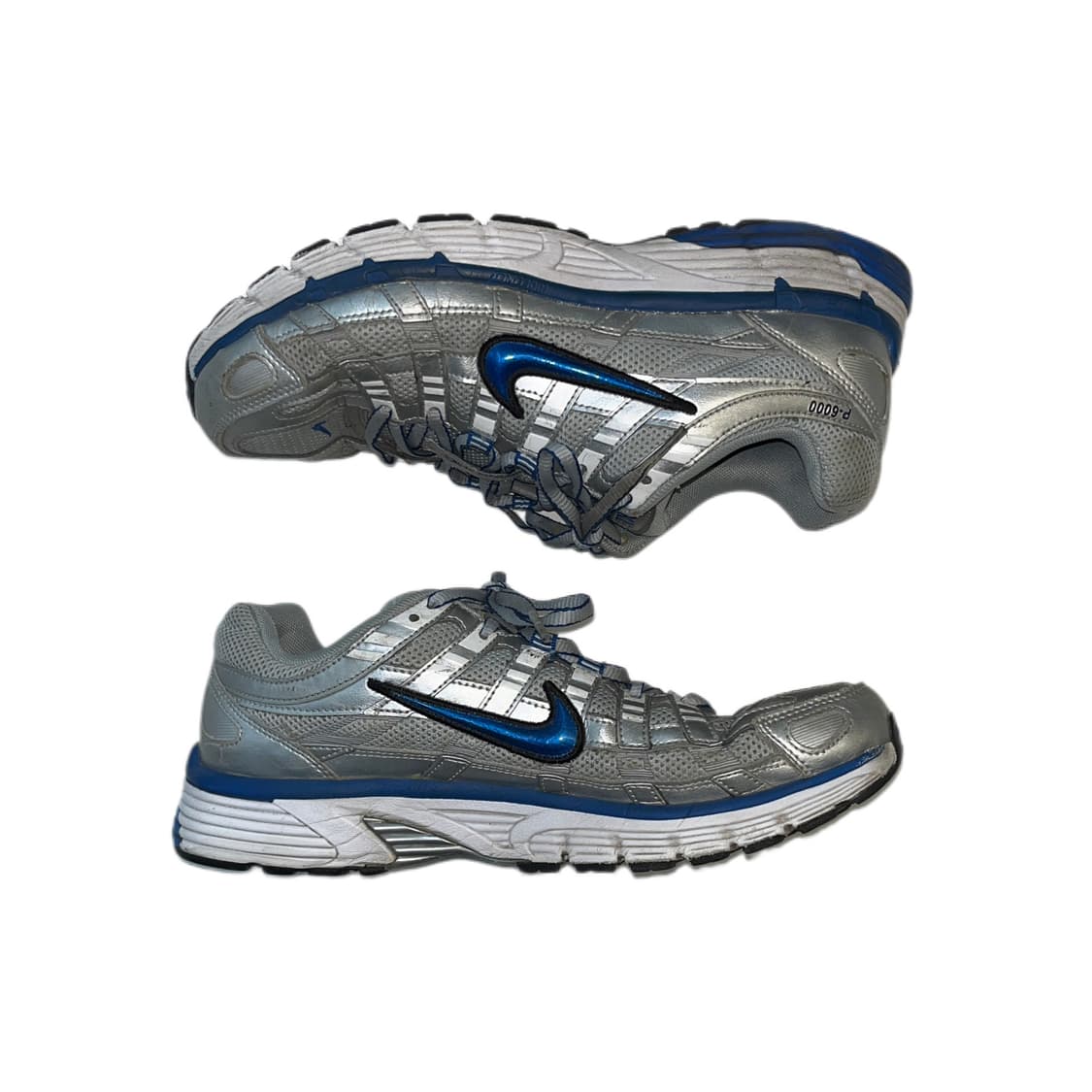 나이키 p-6000 메탈릭 실버 블루 슈즈 275 상품이미지4