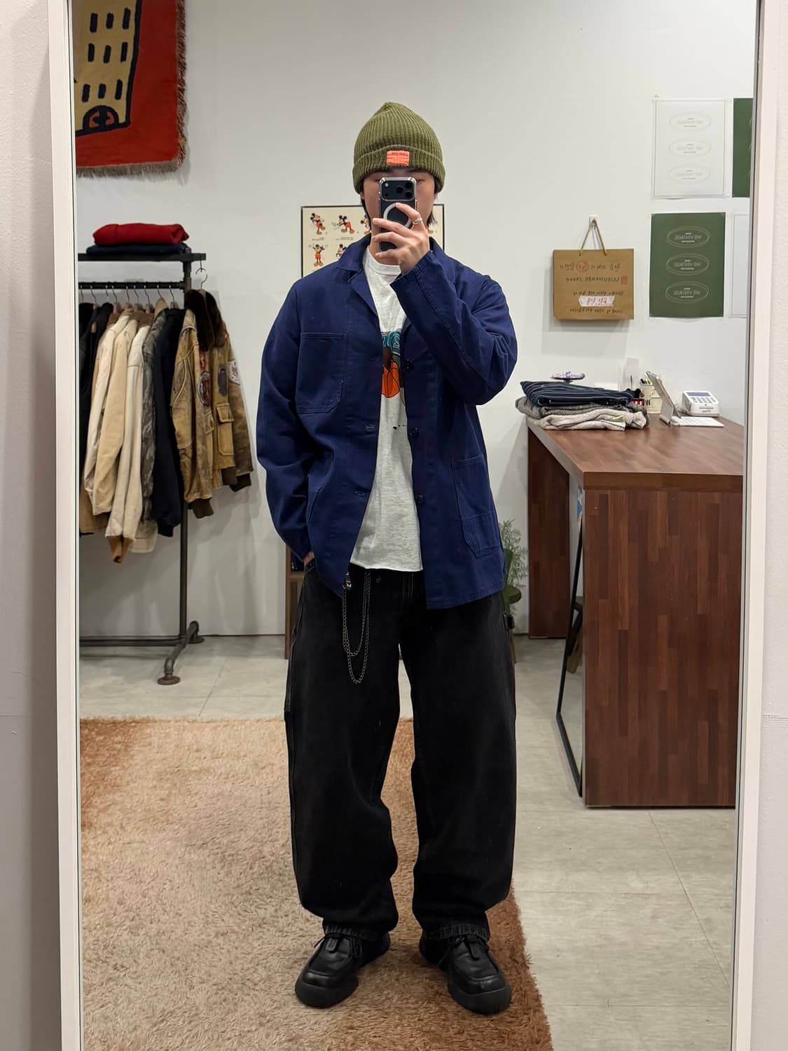 90s French work jacket 프렌치 워크 자켓 상품이미지2