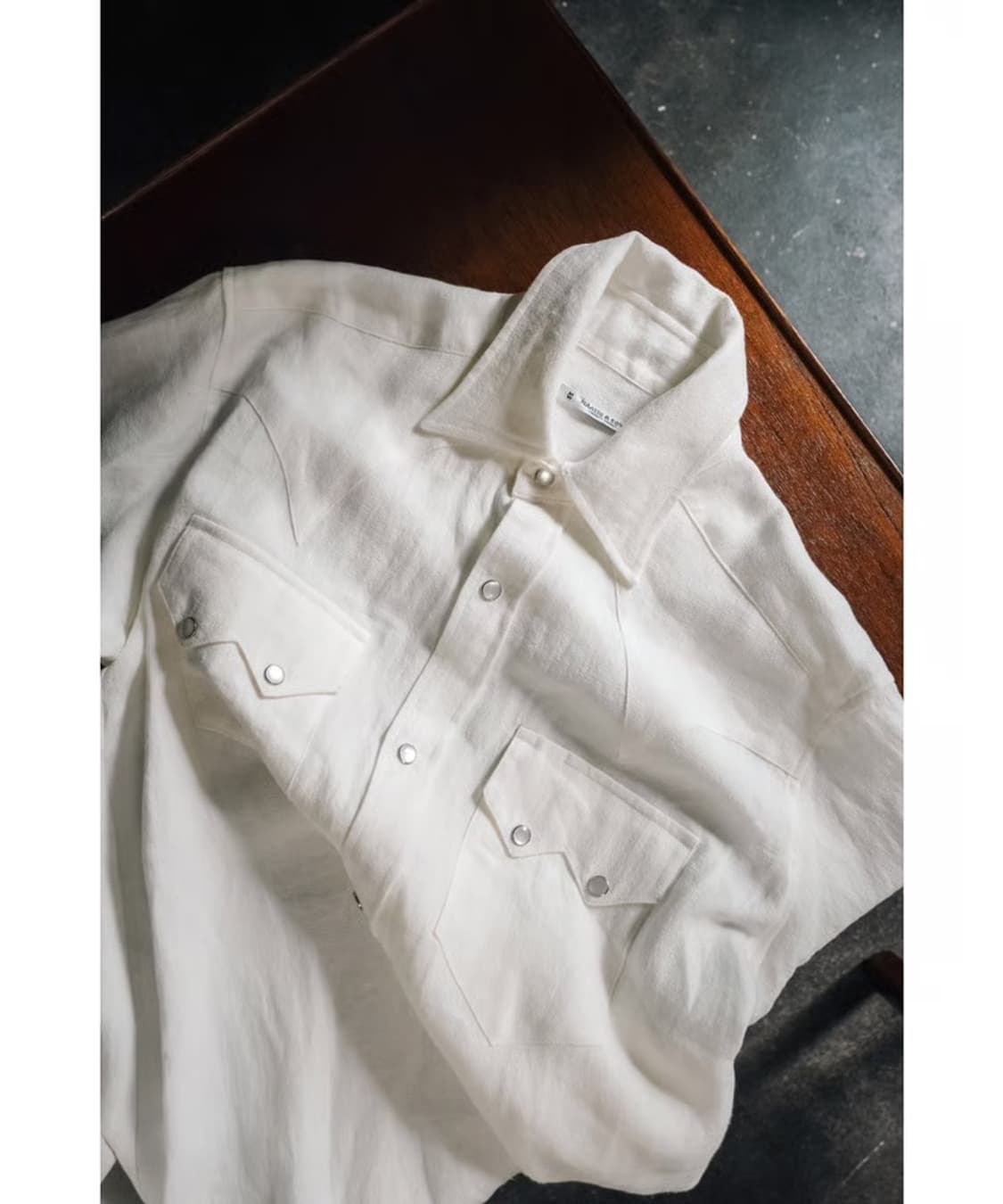 24ss maatee&sons 마티앤선즈 웨스턴 셔츠 상품이미지5