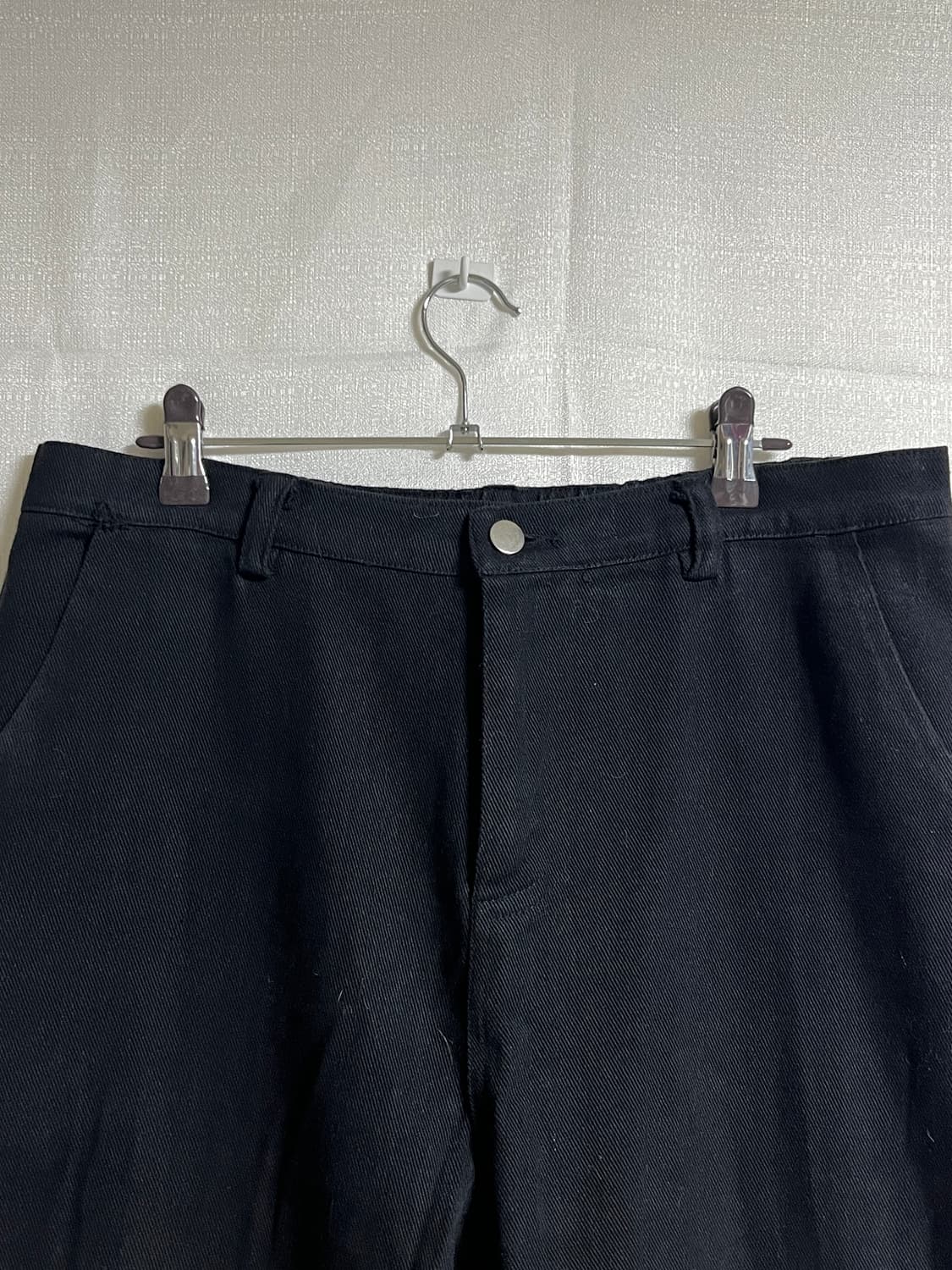 블랙 와이드 카고팬츠 32 상품이미지3