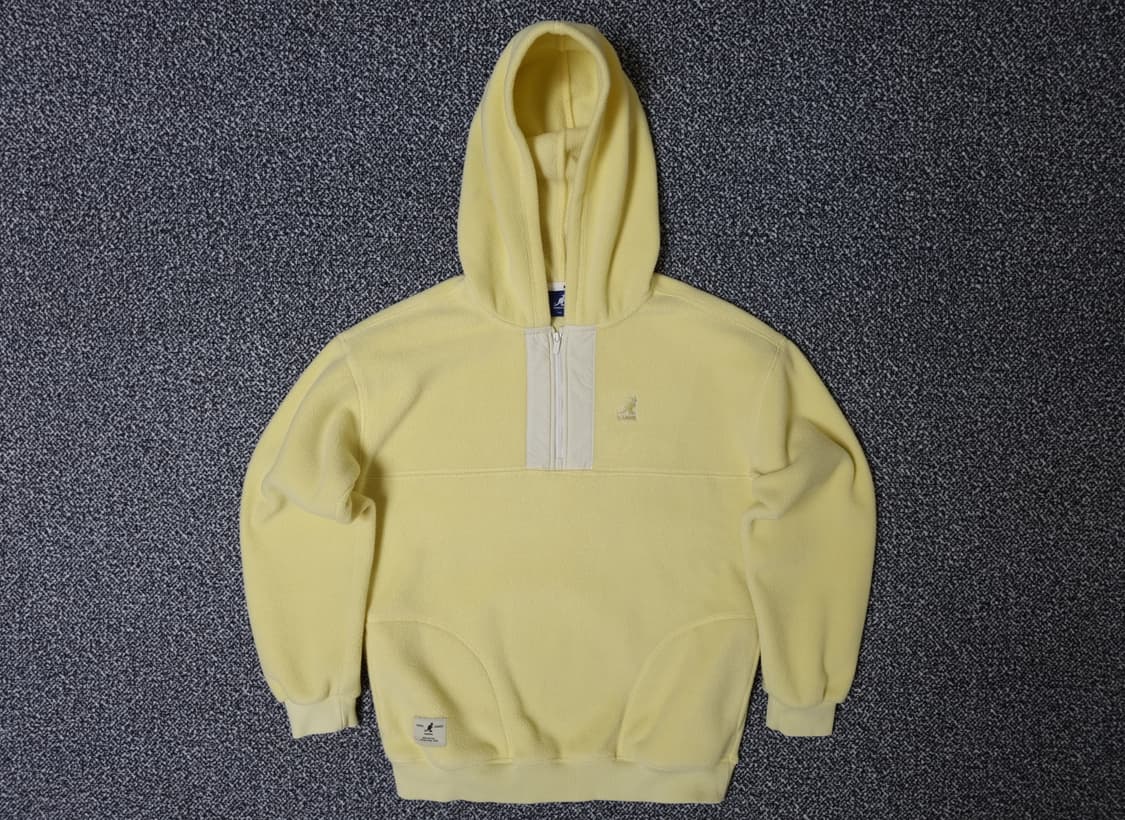 [무료배송][155]캉골 키즈 후리스 기모 반집업 후드티 상품이미지1