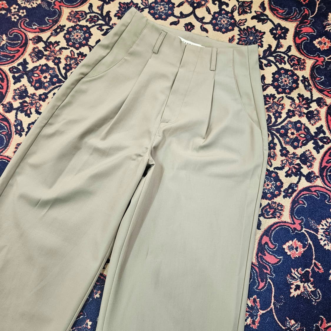 캐롯(CARROT) 핀턱 하이웨스트 슬렉스 Ssize 상품이미지2