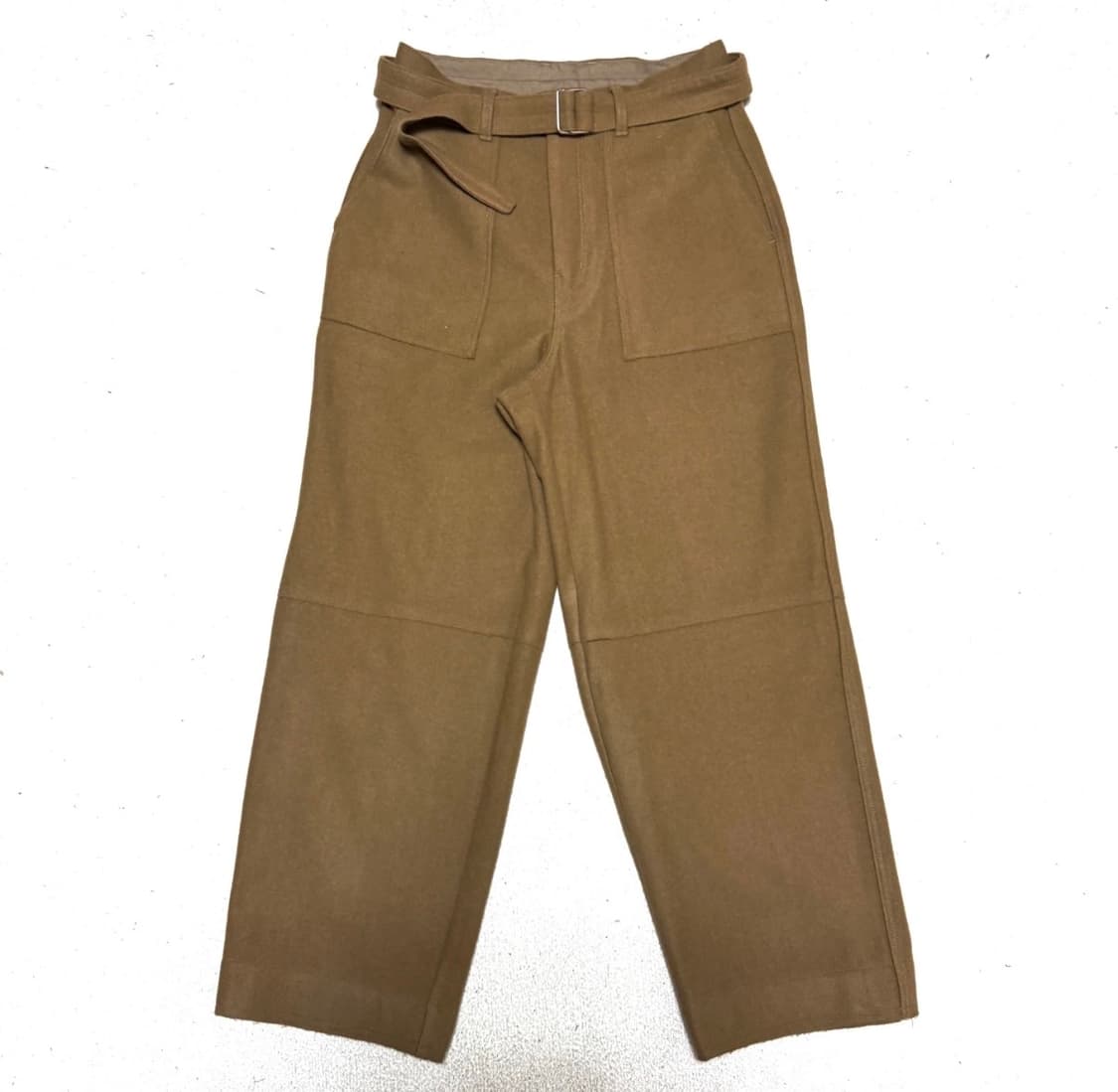 🤎인사일런스 벨티드 브라운 울 슬랙스🤎 상품이미지1