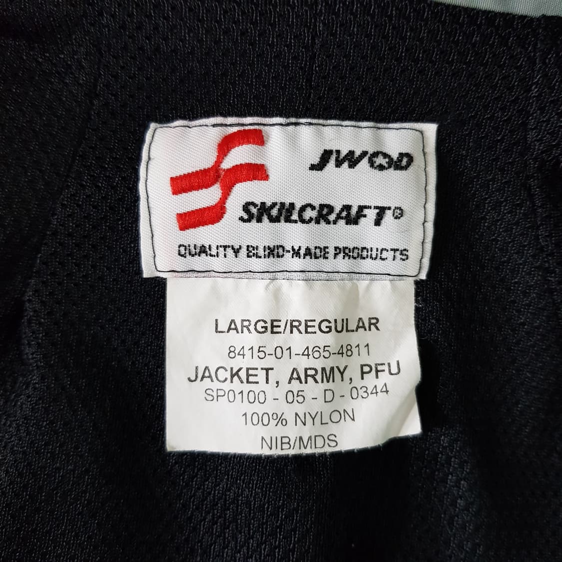 (택포)  skilcraft 미군 활동복 L 상품이미지6
