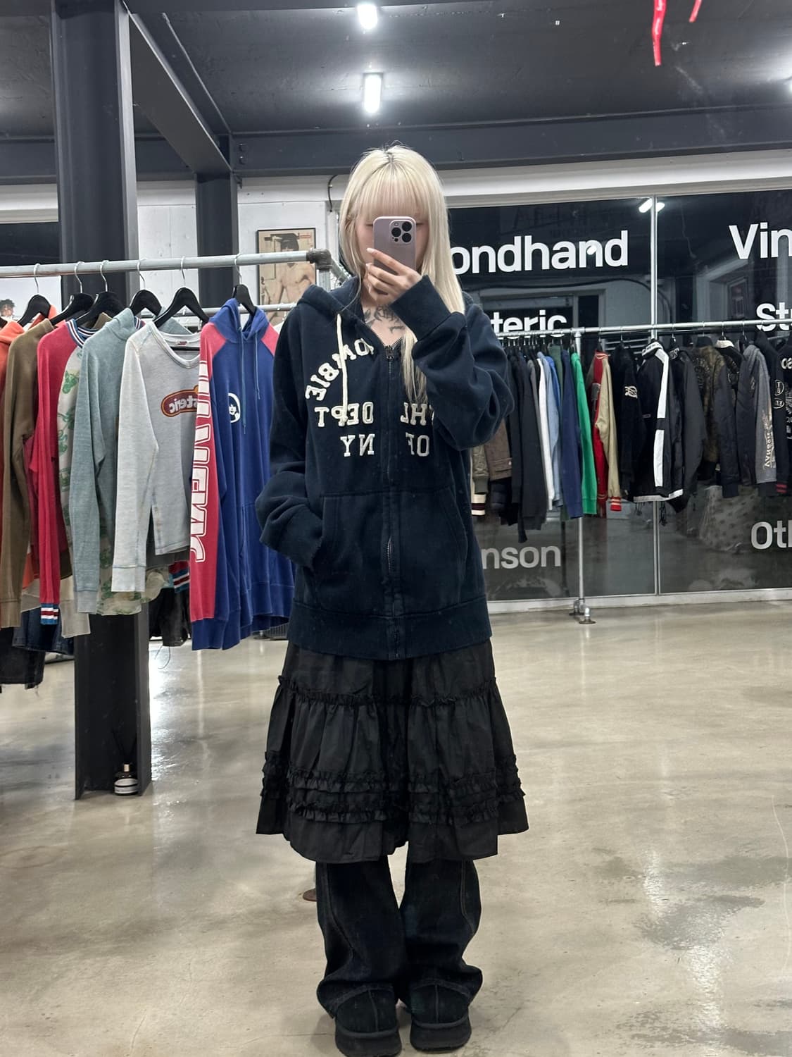 아베크롬비 네이비 후드집업 상품이미지3