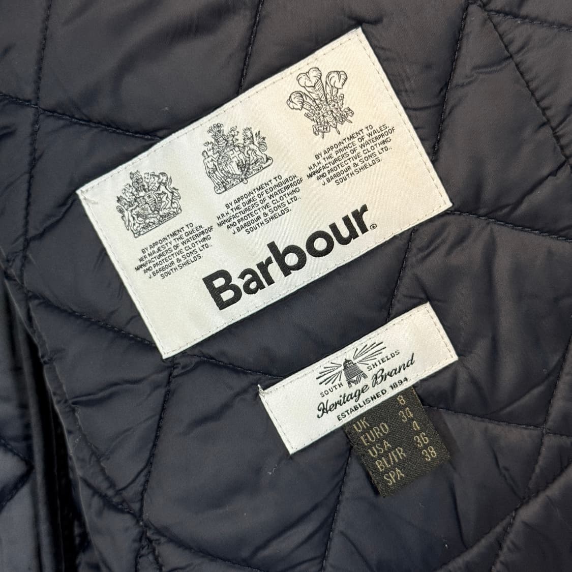 XS) Barbour 바버 여성 클래식 퀼팅 롱 자켓 상품이미지8