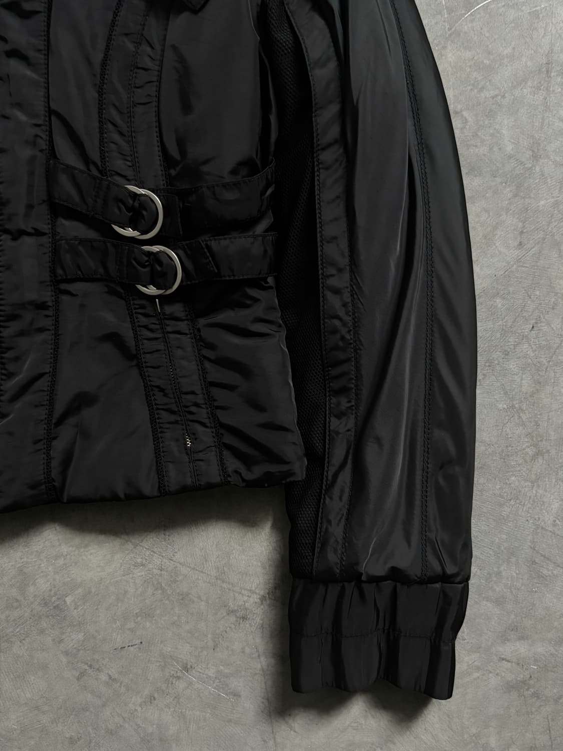 Armani Exchange 아르마니 익스체인지 블랙 카라 숏패딩  상품이미지7