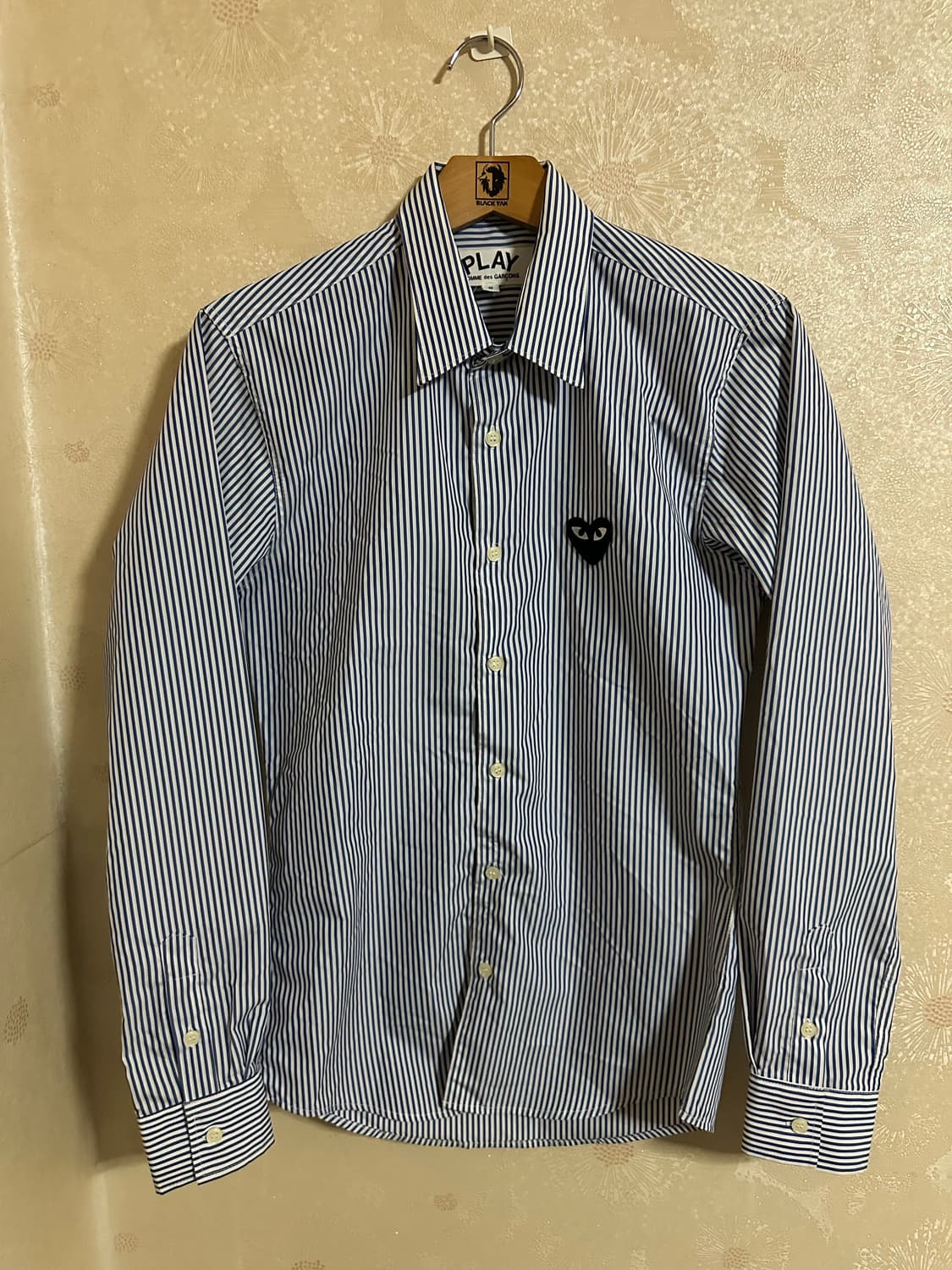 꼼데가르송 PLAY 스트라이프 셔츠 S 판매 상품이미지1